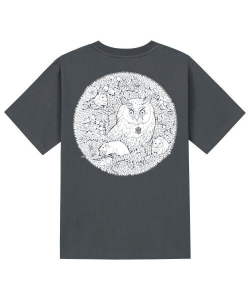 KAN6312(カン6312)の「KTG0141 オウル 半袖Tシャツ - グレー(Tシャツ/カットソー・メンズ・その他・SMALL/MEDIUM/LARGE/X-LARGE)」の1枚目の写真
