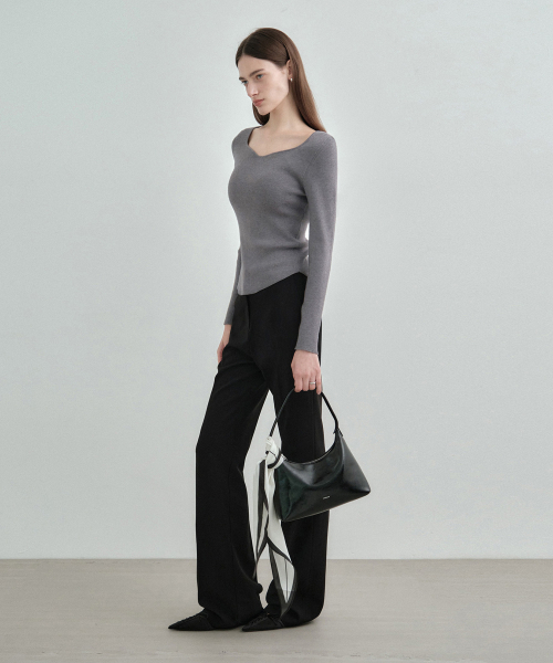 MONGDOL(モンドル)の「セミブーツカットスラックス ブラック MDPT021BLACK(スラックス・レディース・その他・LARGE/MEDIUM/SMALL)」の3枚目の写真