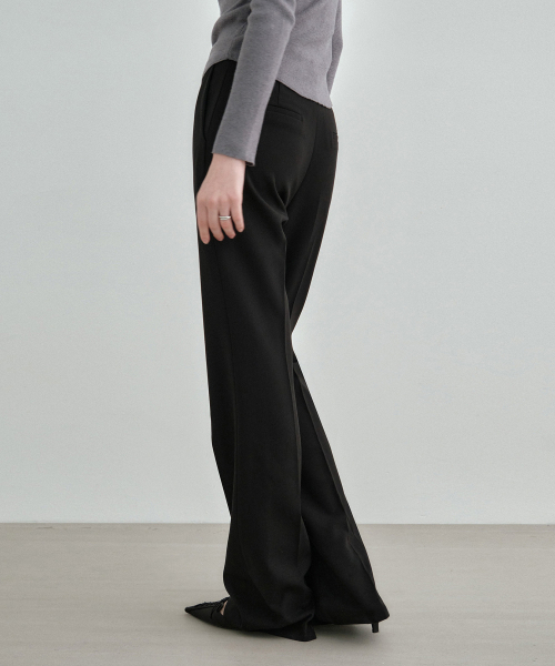 MONGDOL(モンドル)の「セミブーツカットスラックス ブラック MDPT021BLACK(スラックス・レディース・その他・LARGE/MEDIUM/SMALL)」の5枚目の写真