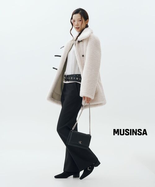 MONGDOL(モンドル)の「セミブーツカットスラックス ブラック MDPT021BLACK(スラックス・レディース・その他・LARGE/MEDIUM/SMALL)」の7枚目の写真