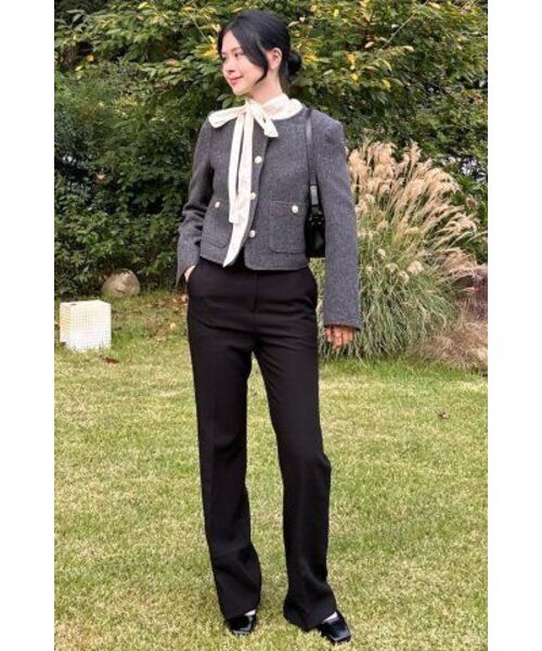 MONGDOL(モンドル)の「セミブーツカットスラックス ブラック MDPT021BLACK(スラックス・レディース・その他・LARGE/MEDIUM/SMALL)」の13枚目の写真