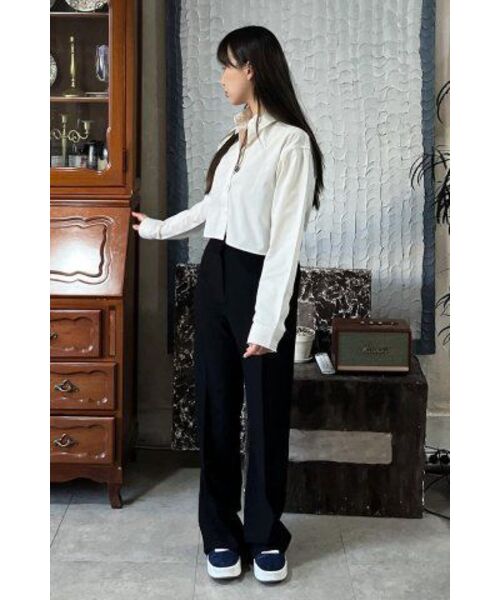 MONGDOL(モンドル)の「セミブーツカットスラックス ブラック MDPT021BLACK(スラックス・レディース・その他・LARGE/MEDIUM/SMALL)」の16枚目の写真
