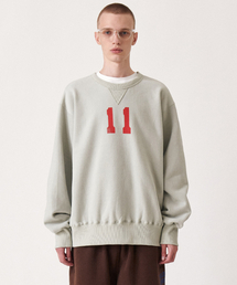 Eleven numbering sweatshirts_Mint