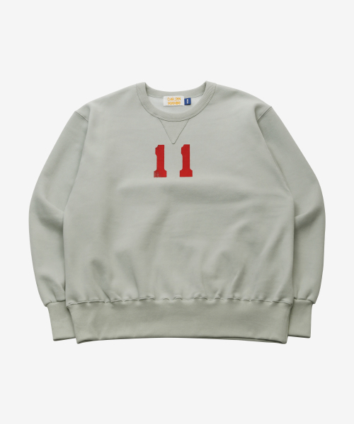 GOLDEN SNSHINE(ゴールデン サンシャイン)の「Eleven numbering sweatshirts_Mint(スウェット・メンズ・その他・MEDIUM/LARGE/SMALL)」の3枚目の写真