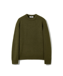 プレーンラウンドヘビーニットプルオーバー11COLOR COOSKT067