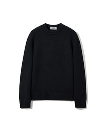 プレーンラウンドヘビーニットプルオーバー11COLOR COOSKT067