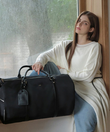 DBERNO（ディベルノ）の「ナイロンコンビフルオープンボストンバッグ（ボストンバッグ）」