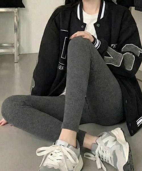 cammie(キャミー)の「裏起毛リブレギンス(その他パンツ・レディース・ダークグレー/ブラック/グレー・M/L)」の16枚目の写真