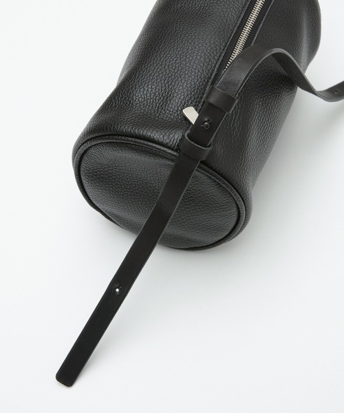 20/80（テゥエンティーエイティー）の「【20/80】トゥエンティーエイティー/ COW LEATHER DRUM SHOULDER BAG（ショルダーバッグ・レディース・ブラック・FREE）」の4枚目の写真