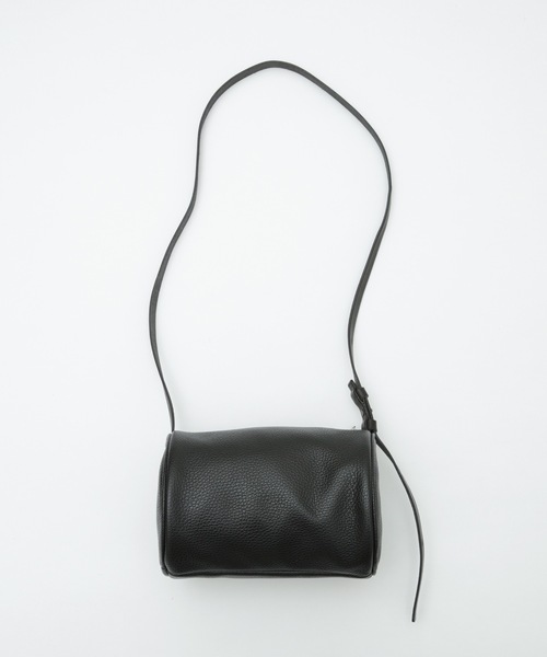 20/80（テゥエンティーエイティー）の「【20/80】トゥエンティーエイティー/ COW LEATHER DRUM SHOULDER BAG（ショルダーバッグ・レディース・ブラック・FREE）」の7枚目の写真