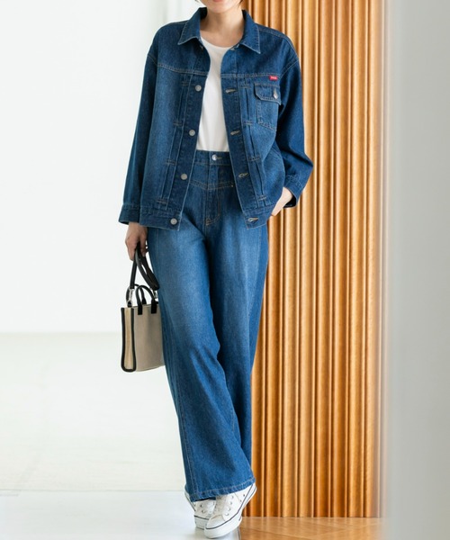 POLO BCS（ポロ ビーシーエス）の「【POLO BCS】デニムワイドパンツ（ポロ/ポロビーシーエス/denim/ワイドパンツ/UVカット/ウォッシャブル）（デニムパンツ・レディース・ライトブルー/インディゴブルー・SMALL/MEDIUM/LARGE/X-LARGE）」の19枚目の写真