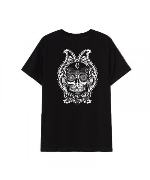 EIGHTVOLUME(エイトボリューム)の「EVブランド スカル ブラック Tシャツ(Tシャツ/カットソー・メンズ・その他・LARGE/MEDIUM)」の1枚目の写真