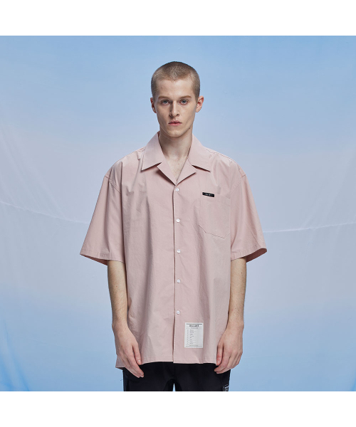 BALANT(バラント)の「オープンカラークラシックラベルシャツ - ピンク(シャツ/ブラウス・メンズ・その他・MEDIUM/LARGE)」の1枚目の写真