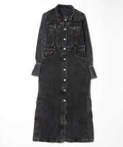 I LINE CORDUROY SHIRT DRESS（シャツワンピース）｜Ameri（アメリ）の