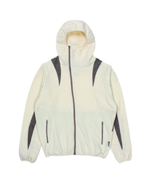 HYUNFIT（ヒョンフィット）の「FLEECE TRACK HOODED JACKET-[IVORY]（その他アウター）」