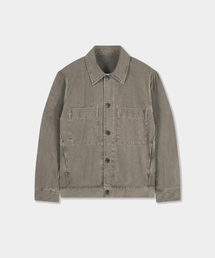 BIRBANTE（ビルバンテ）の「カチオンウォッシュドセットアップトラッカージャケット - ベージュ（デニムジャケット）」