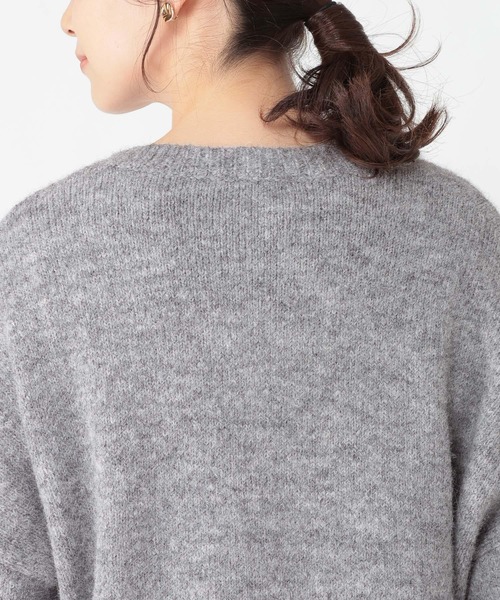 studio CLIP(スタディオクリップ)の「5ゲージBIGポケットニットプルオーバー(ニット/セーター・レディース・ライトブルー/ライトグレー・FREE)」の18枚目の写真