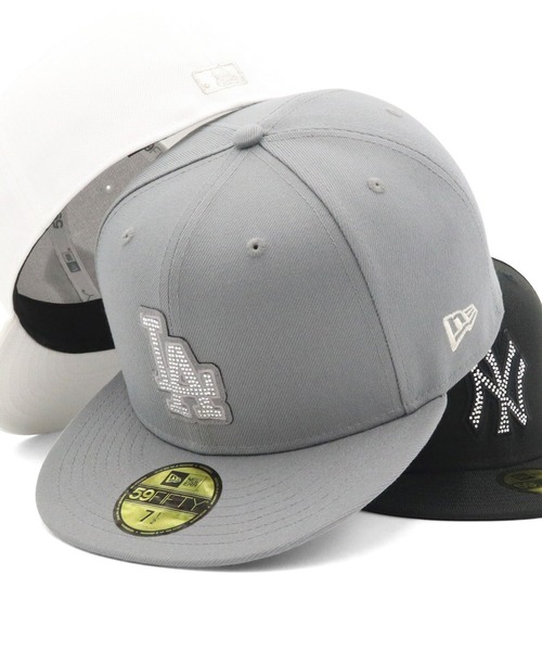 ニューエラキャップ 59FIFTY ラインストーンMLB ONSPOTZ別注（キャップ