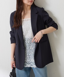 COLLAGE GALLARDAGALANTE | ストレッチシャークスキンジャケット(テーラードジャケット)