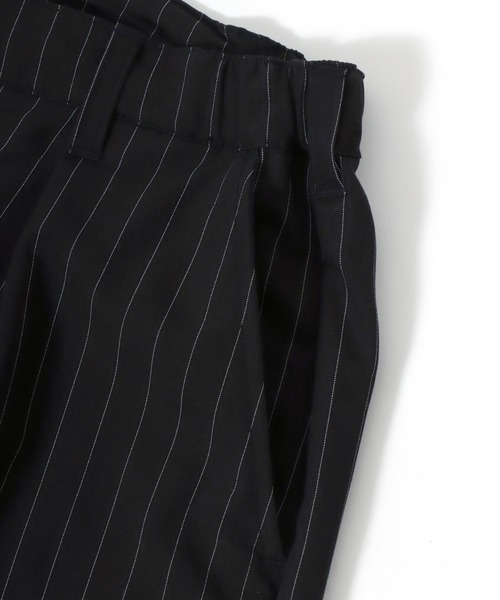 Salong hameu(サロン ハミュー)の「ストライプ・チェック柄 ワンタックワイドパンツ/スラックス/ユニセックス(スラックス・メンズ・ブラック系その他/ブラック系その他2/グレー系その他/ブラウン系その他・M/L)」の17枚目の写真