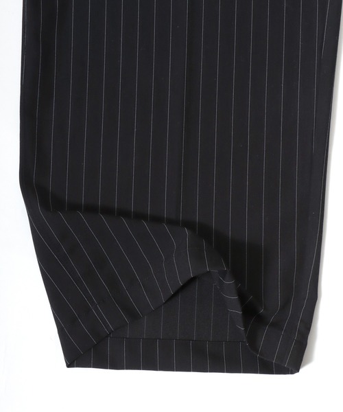 Salong hameu(サロン ハミュー)の「ストライプ・チェック柄 ワンタックワイドパンツ/スラックス/ユニセックス(スラックス・メンズ・ブラック系その他/ブラック系その他2/グレー系その他/ブラウン系その他・M/L)」の20枚目の写真