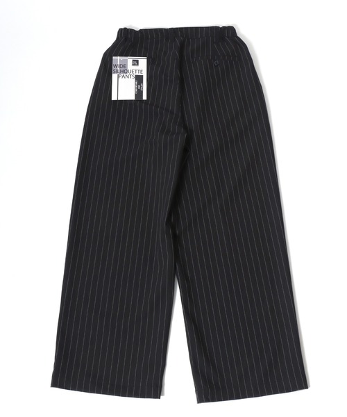Salong hameu(サロン ハミュー)の「ストライプ・チェック柄 ワンタックワイドパンツ/スラックス/ユニセックス(スラックス・メンズ・ブラック系その他/ブラック系その他2/グレー系その他/ブラウン系その他・M/L)」の6枚目の写真