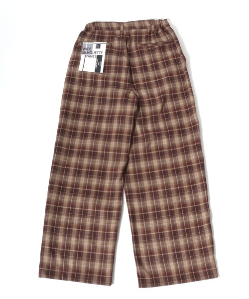 Salong hameu(サロン ハミュー)の「ストライプ・チェック柄 ワンタックワイドパンツ/スラックス/ユニセックス(スラックス・メンズ・ブラック系その他/ブラック系その他2/グレー系その他/ブラウン系その他・M/L)」の12枚目の写真