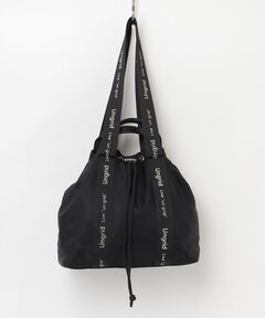 conte＞ドローストリング バッグ BLACK（ハンドバッグ）｜conte