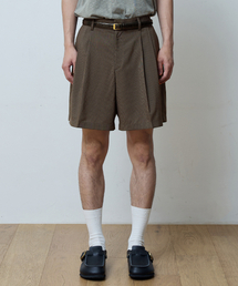 LAZY SUNDAY STRIPE SHORTS (DARK BEIGE)