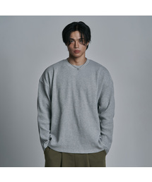 ワッフルルーズフィットロングスリーブ