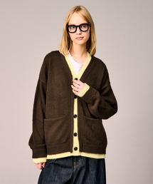 WETTEMPT（ウィテンプト）の「V NECK BRUSHED LAYERED CARDIGAN / Vネックブラッシュドレイヤードカーディガン（カーディガン/ボレロ）」