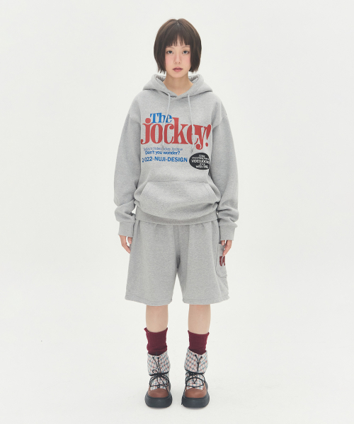 Video Jockey（ビデオジョッキー）の「ビデオマーケット フードパーカー [メランジグレー]（パーカー・レディース・その他・S/M）」の5枚目の写真
