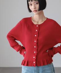 LOWRYS FARM | フリルカーディガンLS 638337(Tシャツ/カットソー)