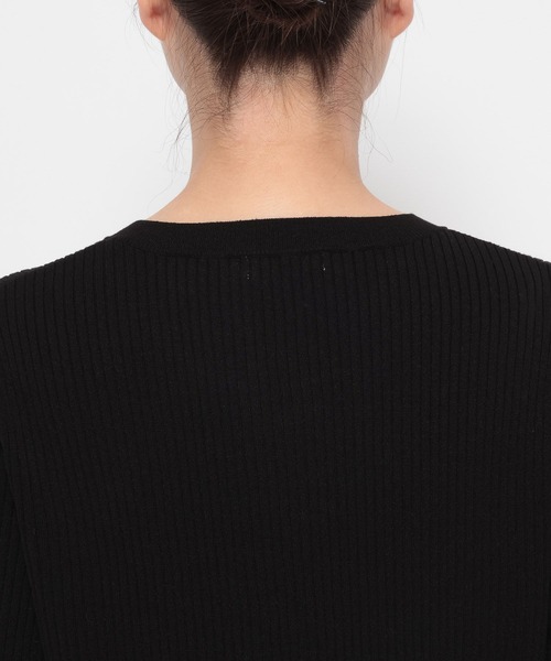 LOWRYS FARM（ローリーズファーム）の「フリルカーディガンＬＳ　638337（Tシャツ/カットソー・レディース・レッド/ブルー/ブラック/アイボリー・FREE）」の5枚目の写真