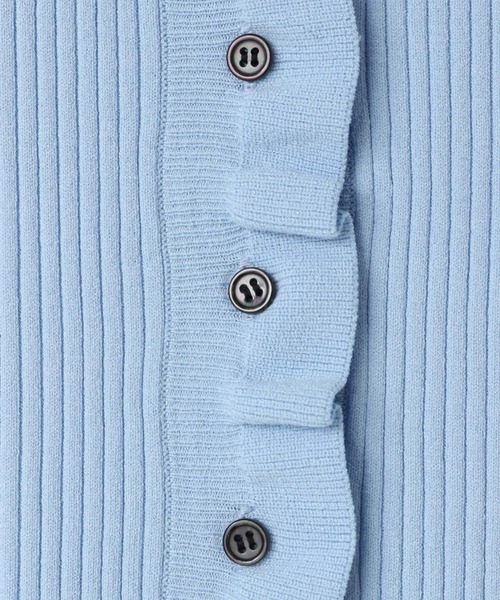 LOWRYS FARM（ローリーズファーム）の「フリルカーディガンＬＳ　638337（Tシャツ/カットソー・レディース・レッド/ブルー/ブラック/アイボリー・FREE）」の9枚目の写真