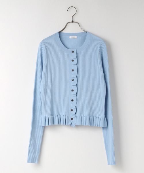 LOWRYS FARM（ローリーズファーム）の「フリルカーディガンＬＳ　638337（Tシャツ/カットソー・レディース・レッド/ブルー/ブラック/アイボリー・FREE）」の13枚目の写真