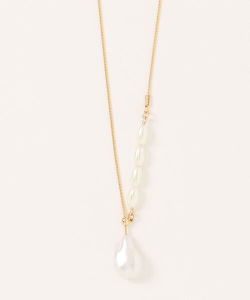 GGD SELECT（ジージーディー　セレクト）の「淡水パールミックスネックレス（ネックレス・レディース・ゴールド系その他/ゴールド系その他2・FREE）」の2枚目の写真