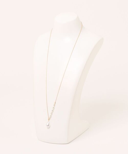 GGD SELECT（ジージーディー　セレクト）の「淡水パールミックスネックレス（ネックレス・レディース・ゴールド系その他/ゴールド系その他2・FREE）」の4枚目の写真