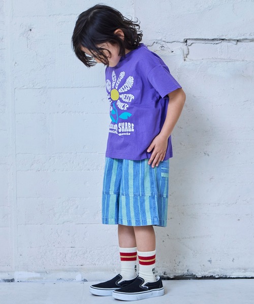 MARKEY'S(マーキーズ)の「デニム6分丈パンツ(デニムパンツ・キッズ・ライトブルー/ネイビー・140/130/120/110/100/90/150)」の8枚目の写真