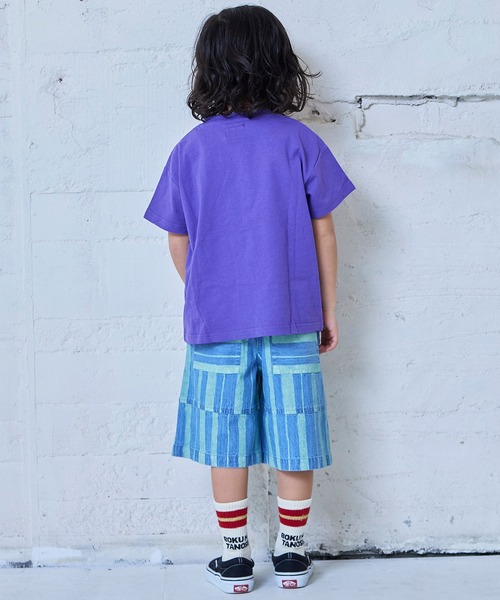 MARKEY'S(マーキーズ)の「デニム6分丈パンツ(デニムパンツ・キッズ・ライトブルー/ネイビー・140/130/120/110/100/90/150)」の9枚目の写真