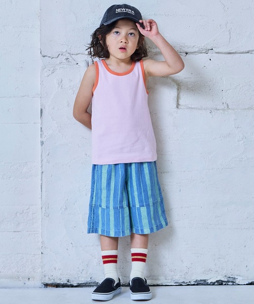 MARKEY'S(マーキーズ)の「デニム6分丈パンツ(デニムパンツ・キッズ・ライトブルー/ネイビー・140/130/120/110/100/90/150)」の7枚目の写真