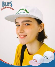 MAINBOOTH（メインブース）の「Billys Stripe Ball Cap(GREEN)（キャップ）」