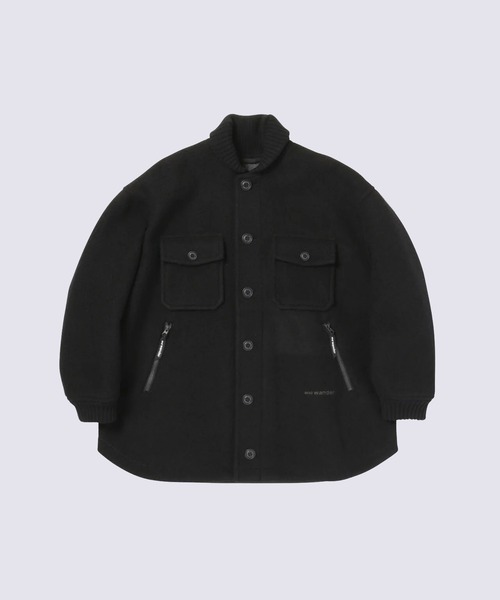 and wander】wool shaggy jacket long（その他アウター）｜and wander