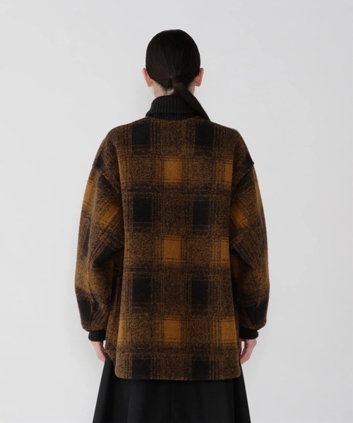and wander（アンドワンダー）の「【and wander】wool shaggy jacket long（その他アウター・メンズ・ブラック/ブラウン/ネイビー・M）」の13枚目の写真