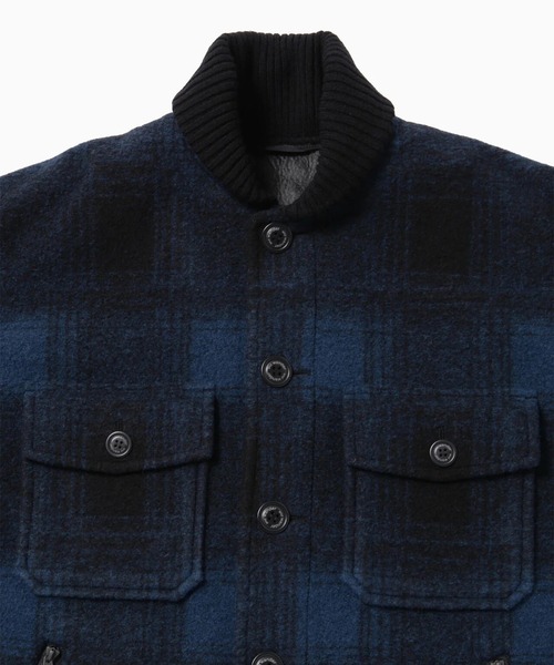 and wander（アンドワンダー）の「【and wander】wool shaggy jacket long（その他アウター・メンズ・ブラック/ブラウン/ネイビー・M）」の20枚目の写真