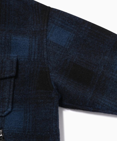 and wander（アンドワンダー）の「【and wander】wool shaggy jacket long（その他アウター・メンズ・ブラック/ブラウン/ネイビー・M）」の21枚目の写真