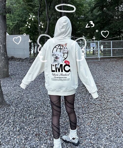 LMCの「FLYING PUPPY HOODIE heather gray(パーカー・レディース・その他・S/M/L/XL)」の2枚目の写真