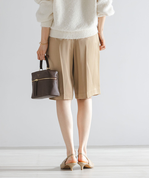 Noble（ノーブル）の「コンパクトサテンバミューダーパンツ（その他パンツ・レディース・ブラック/ベージュ・36/38）」の21枚目の写真