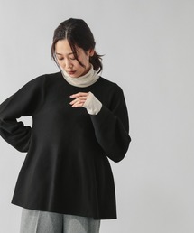 GLOBAL WORK | リッチライトペプラムプルオーバー/632671(ニット/セーター)