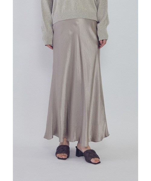 1er Arrondissement（プルミエアロンディスモン）の「【追加】ヴィンテージサテンスカート（スカート・レディース・オフホワイト/ベージュ/ブルー系その他4・38/36）」の2枚目の写真